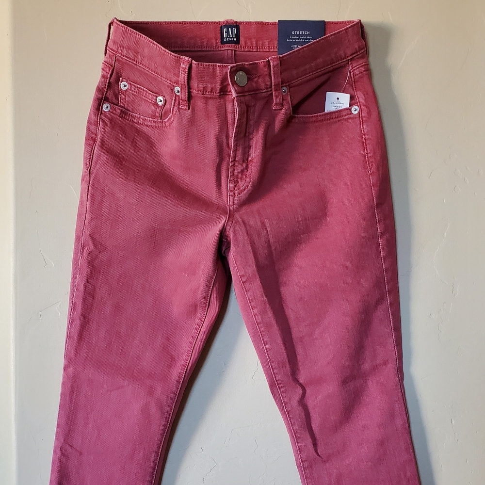Gap Mid Rise True Skinny Anckle Jeans Sz 26 R - Picture 6 of 9